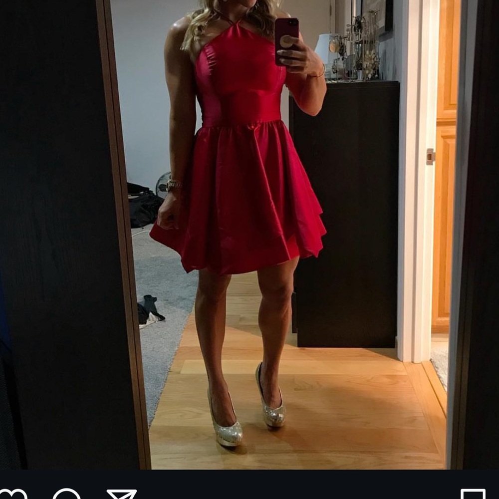 Red party dress!